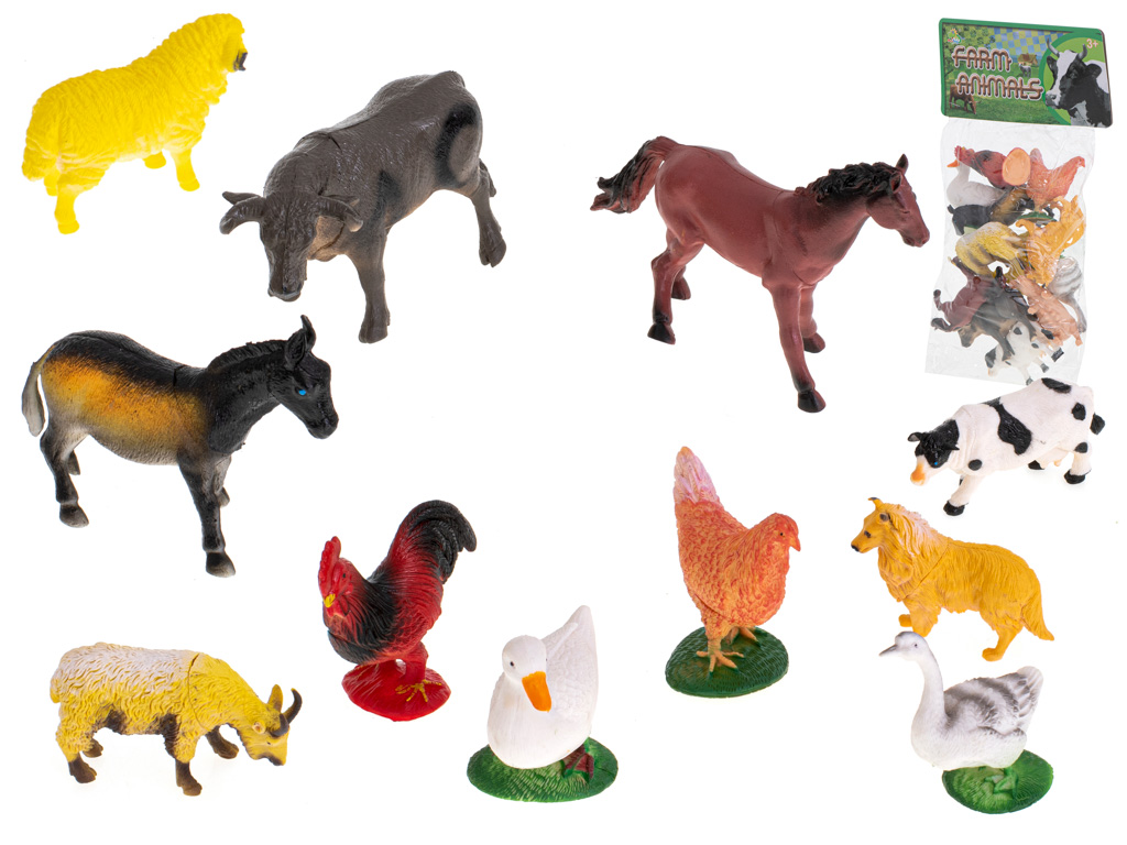 Domestic-animals-educational-set-cow-horse-12pcs-97933